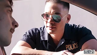 Officer Colton Reece Brings Twink Harrison Todd Back To The Police Station & Gives Him The Fuck Of His Life - MEN